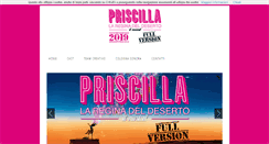 Desktop Screenshot of priscillailmusical.it